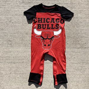 Chicago Bulls Basketball outfit handmade retro t-shirt baby romper 12 months